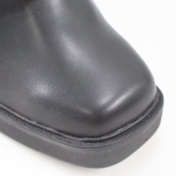 🔥NEW Mia Dru Faux Leather Platform Chelsea Ankle Booties, Black 8US MSRP$80🔥 - Picture 5 of 10